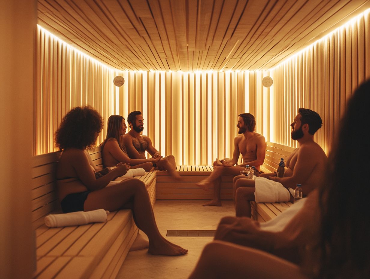 How can open communication help prevent accidents in saunas?