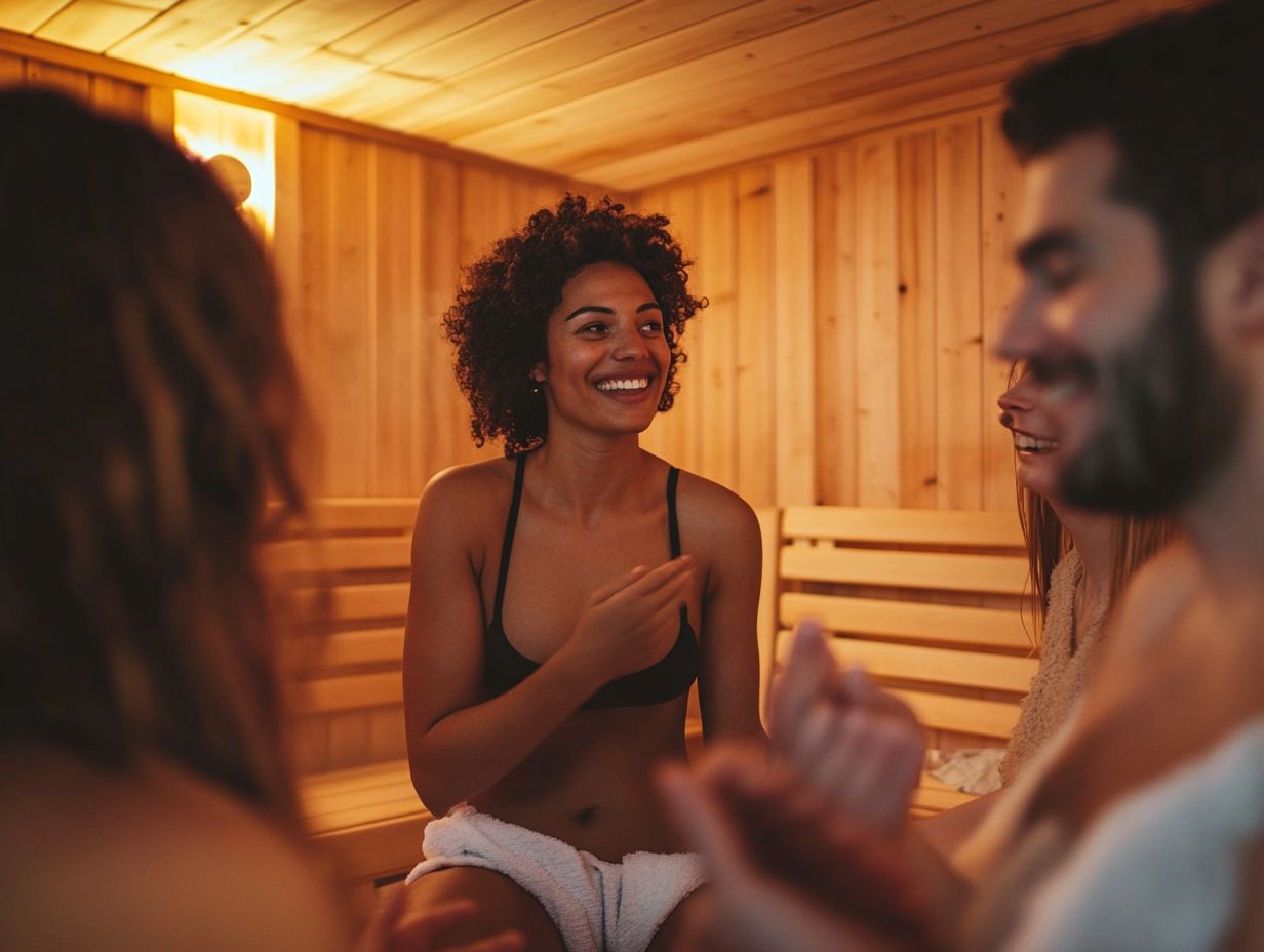 What is the importance of team spirit in sauna safety?