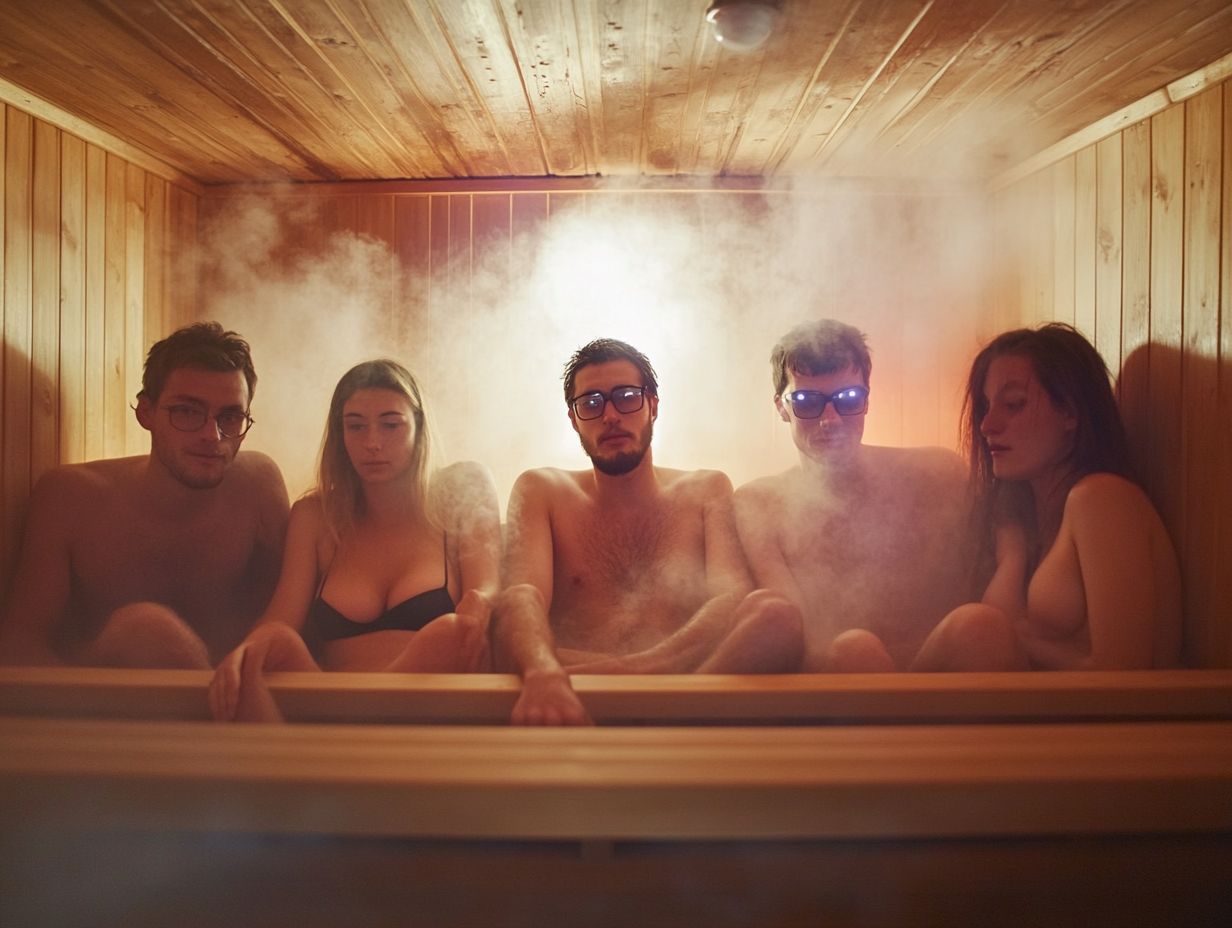 Illustration of Risks Associated with Sauna Use