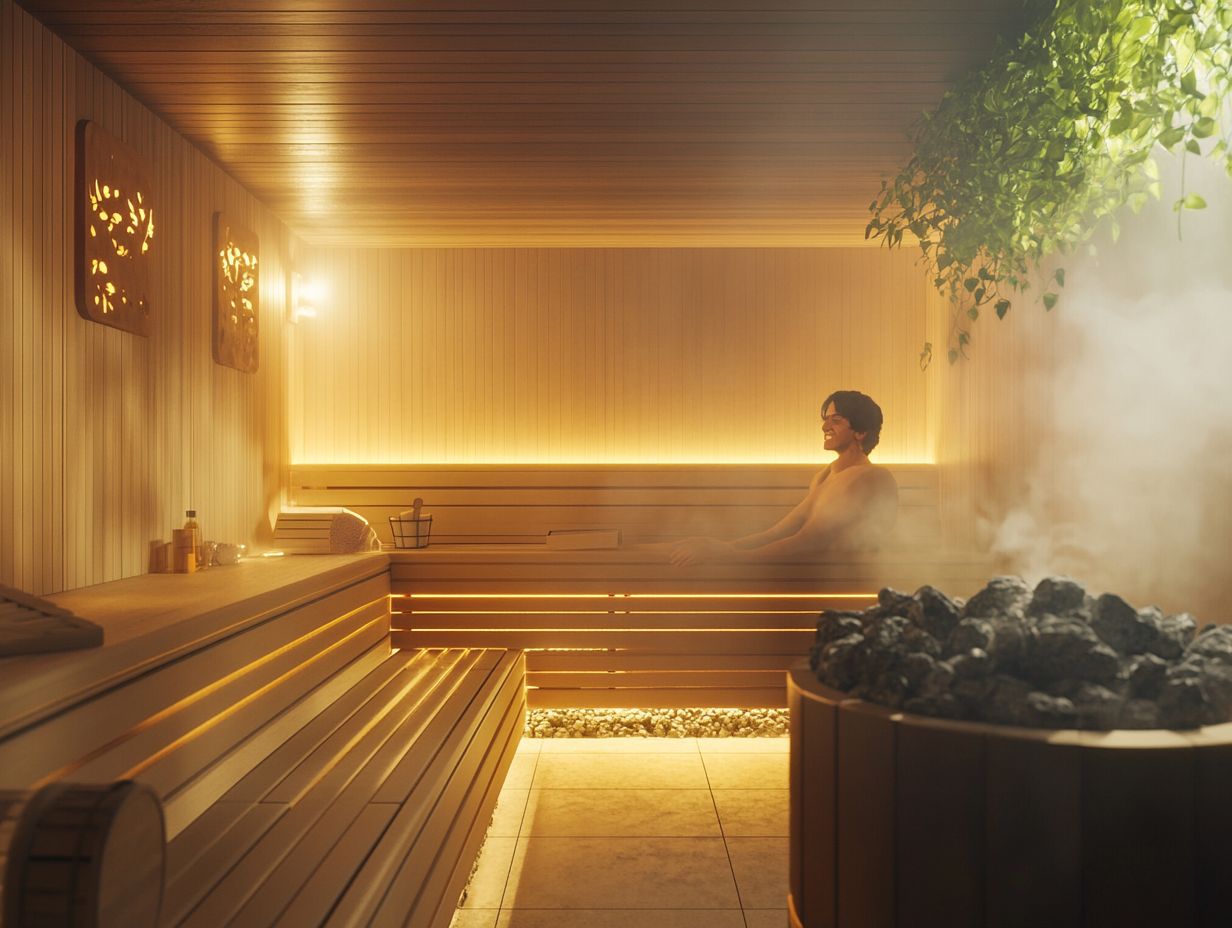 1. What is the role of positivity in sauna safety and overall wellness benefits?