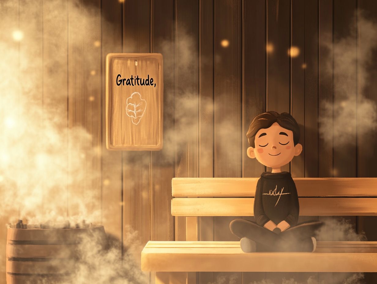 Illustration of Sauna Benefits