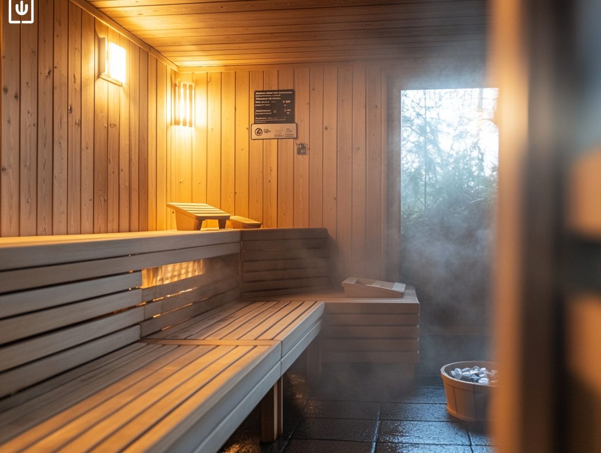 A clean and well-maintained sauna for user safety