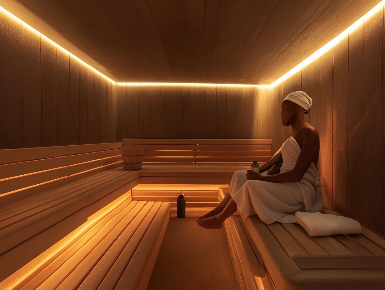 Sauna therapy improving blood circulation and insulin sensitivity