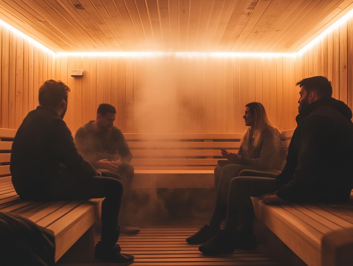 How can saunas be made safer for community use?