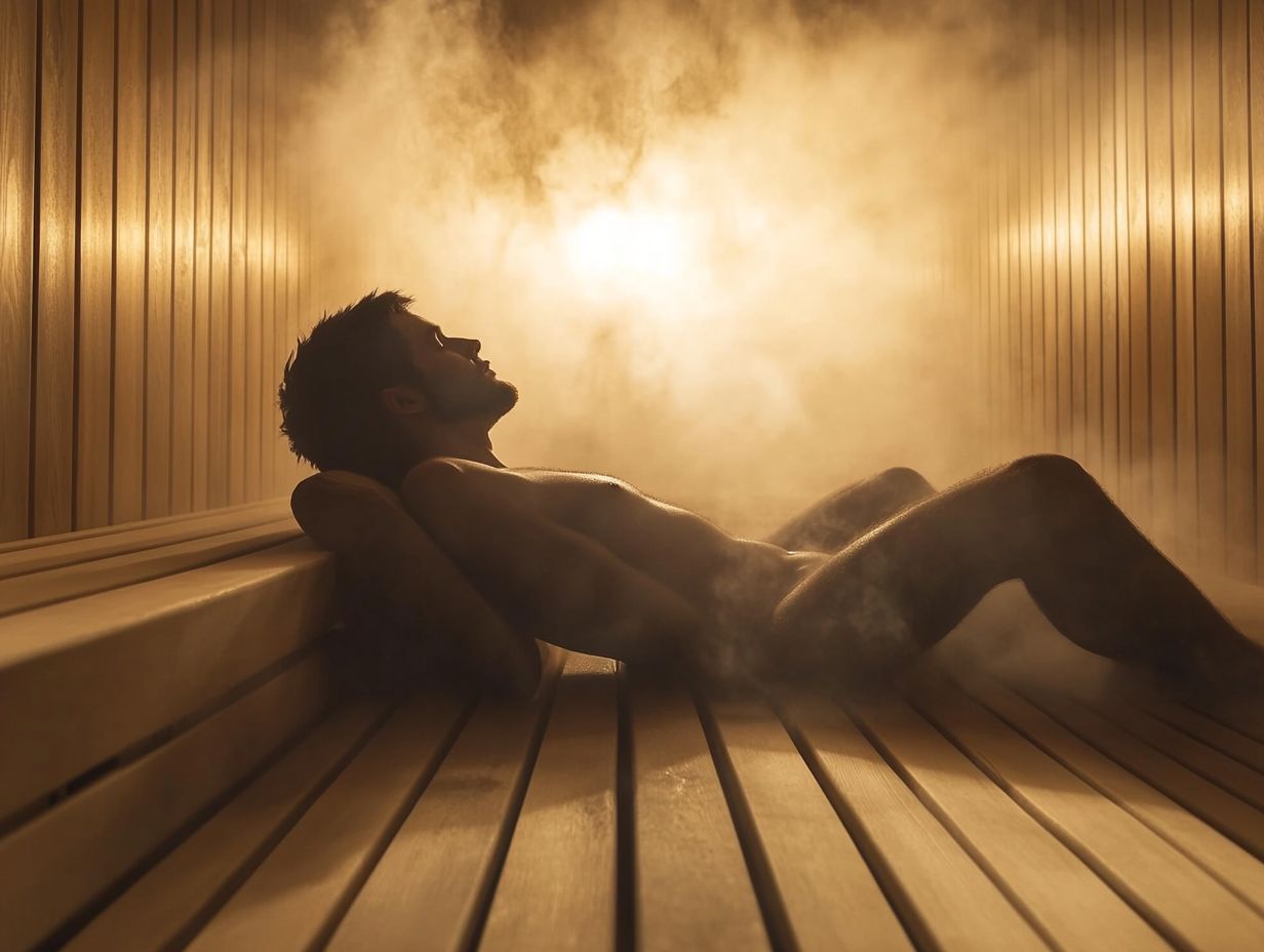 A variety of saunas used for pain relief