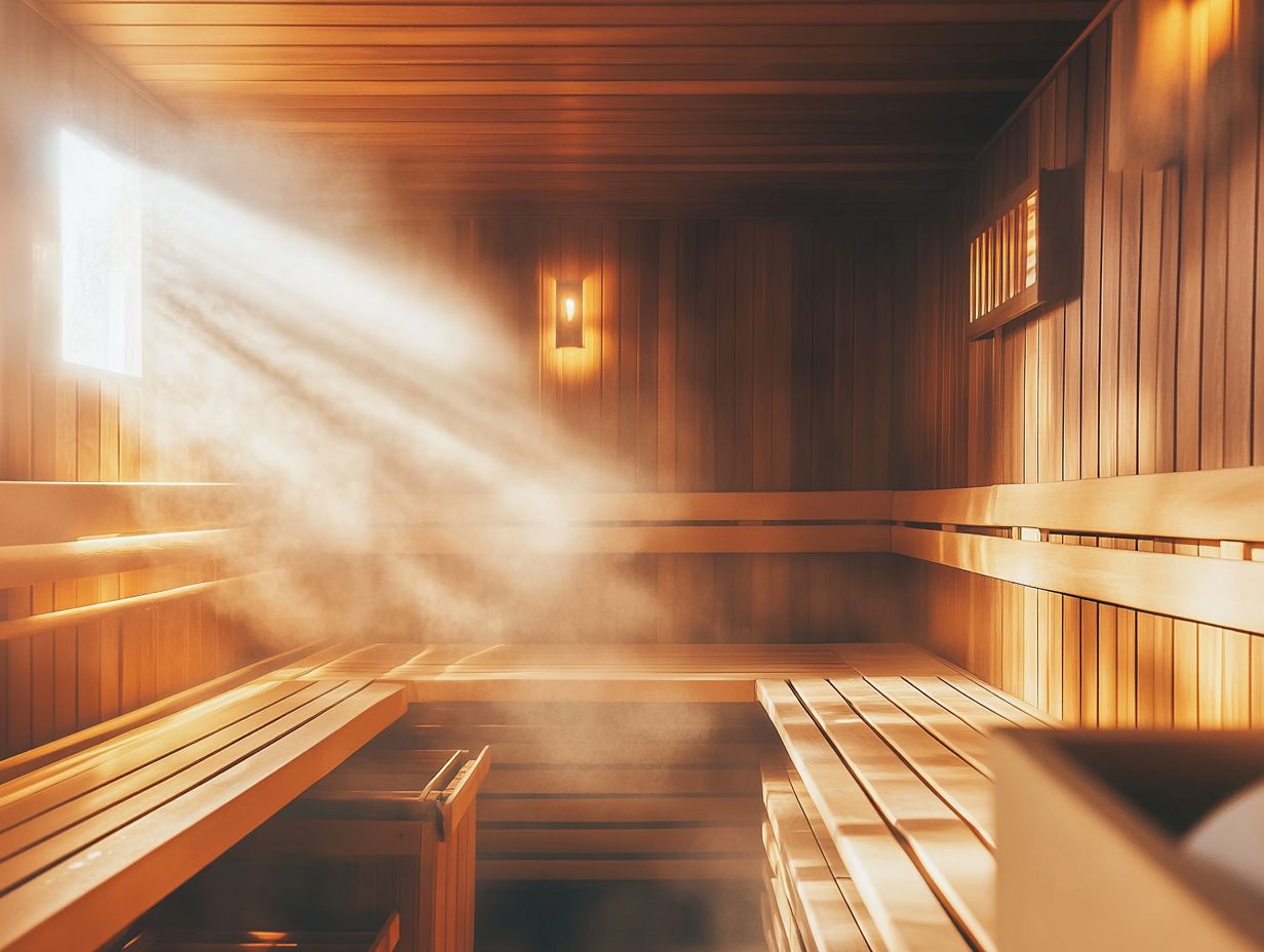 Illustration of Frequently Asked Questions about Sauna Use and Joint Health