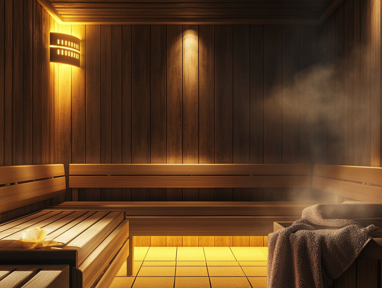 A person enjoying a sauna session for weight loss