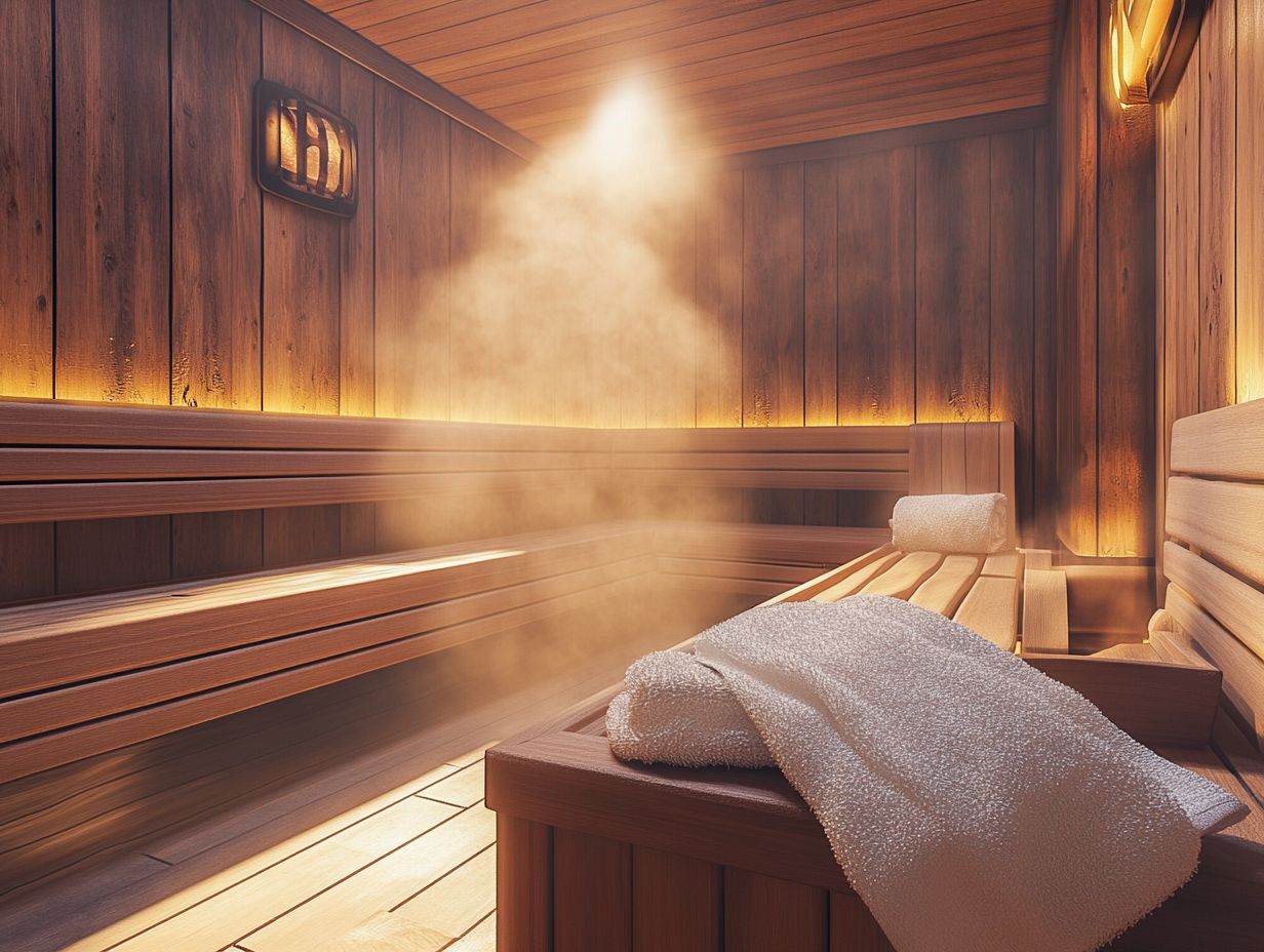 Saunas help with weight loss by increasing core temperature