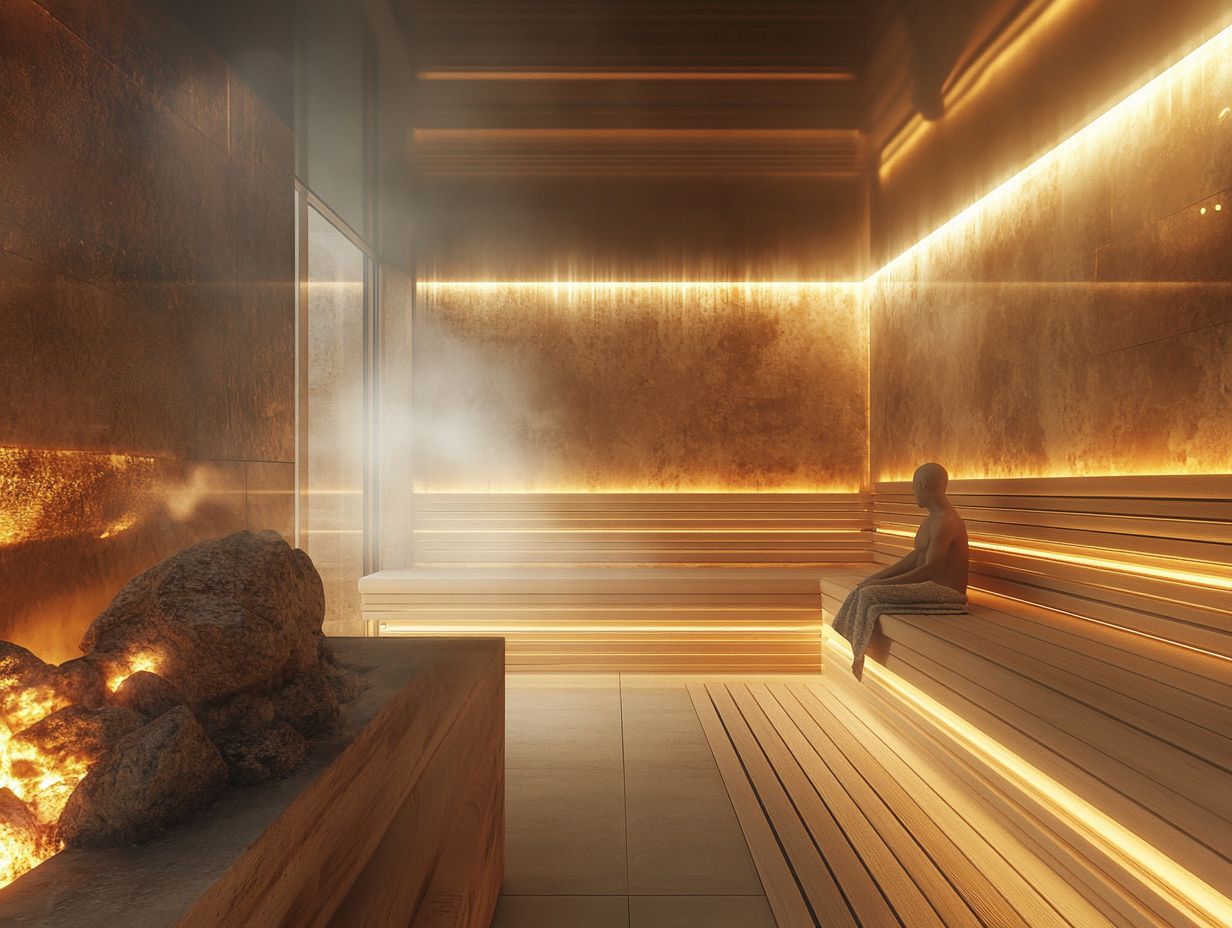 Image illustrating frequently asked questions about saunas