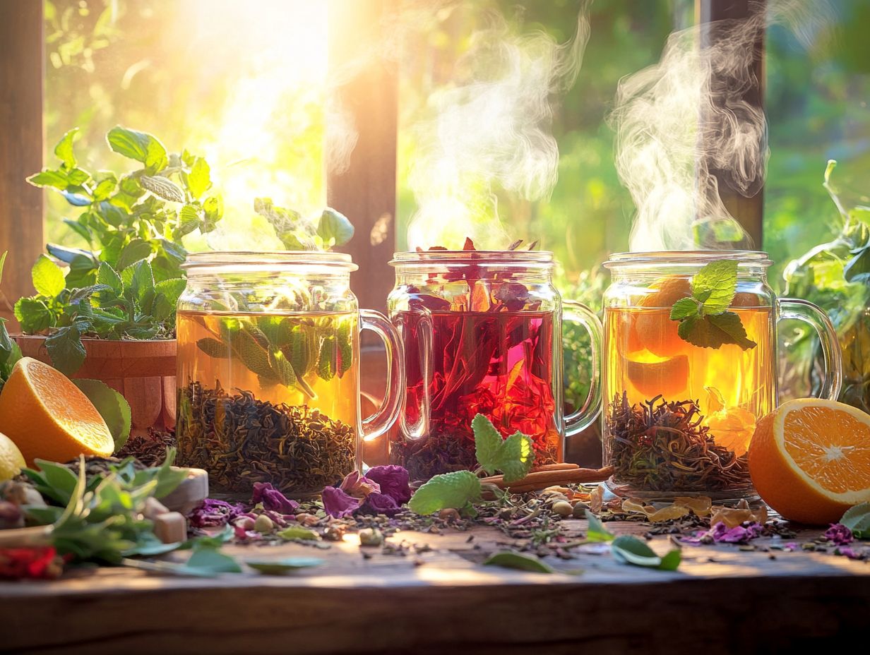 Natural compounds in herbal teas support detoxification