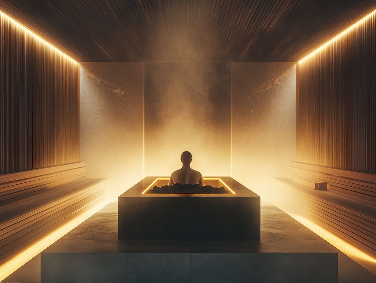 How do sauna sessions help with stress relief?