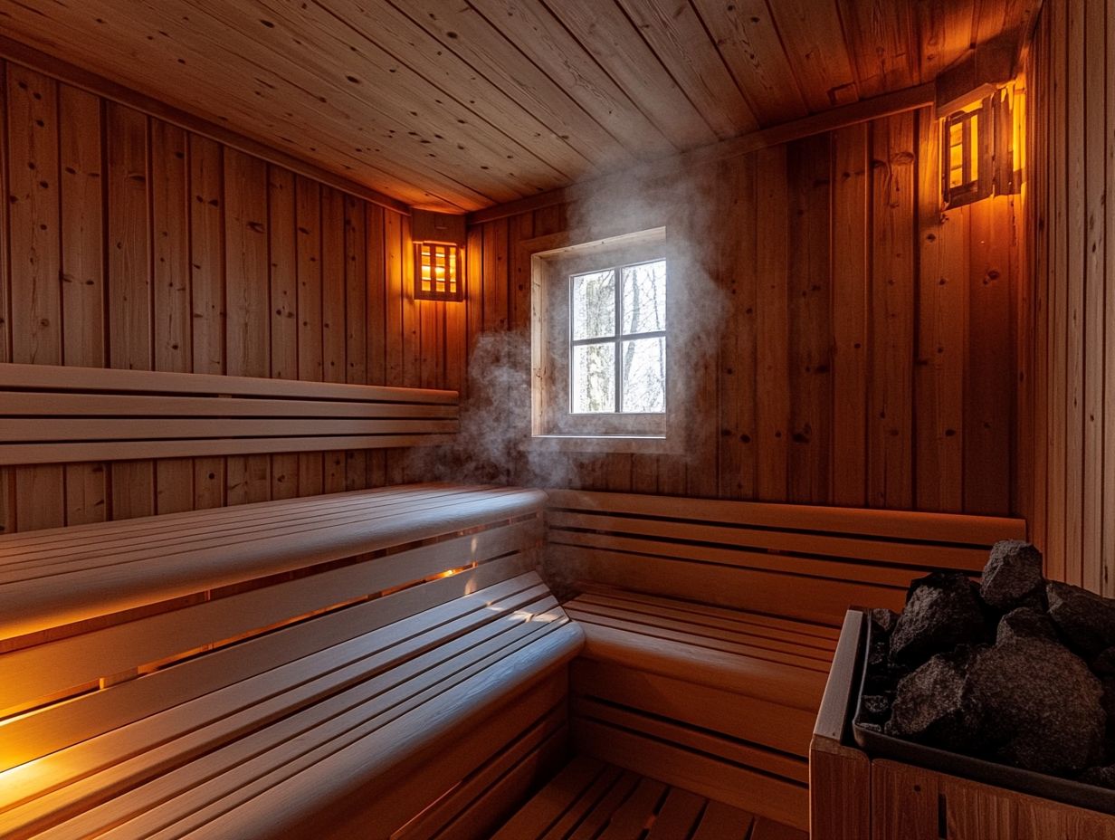 What is the importance of ventilation in saunas?