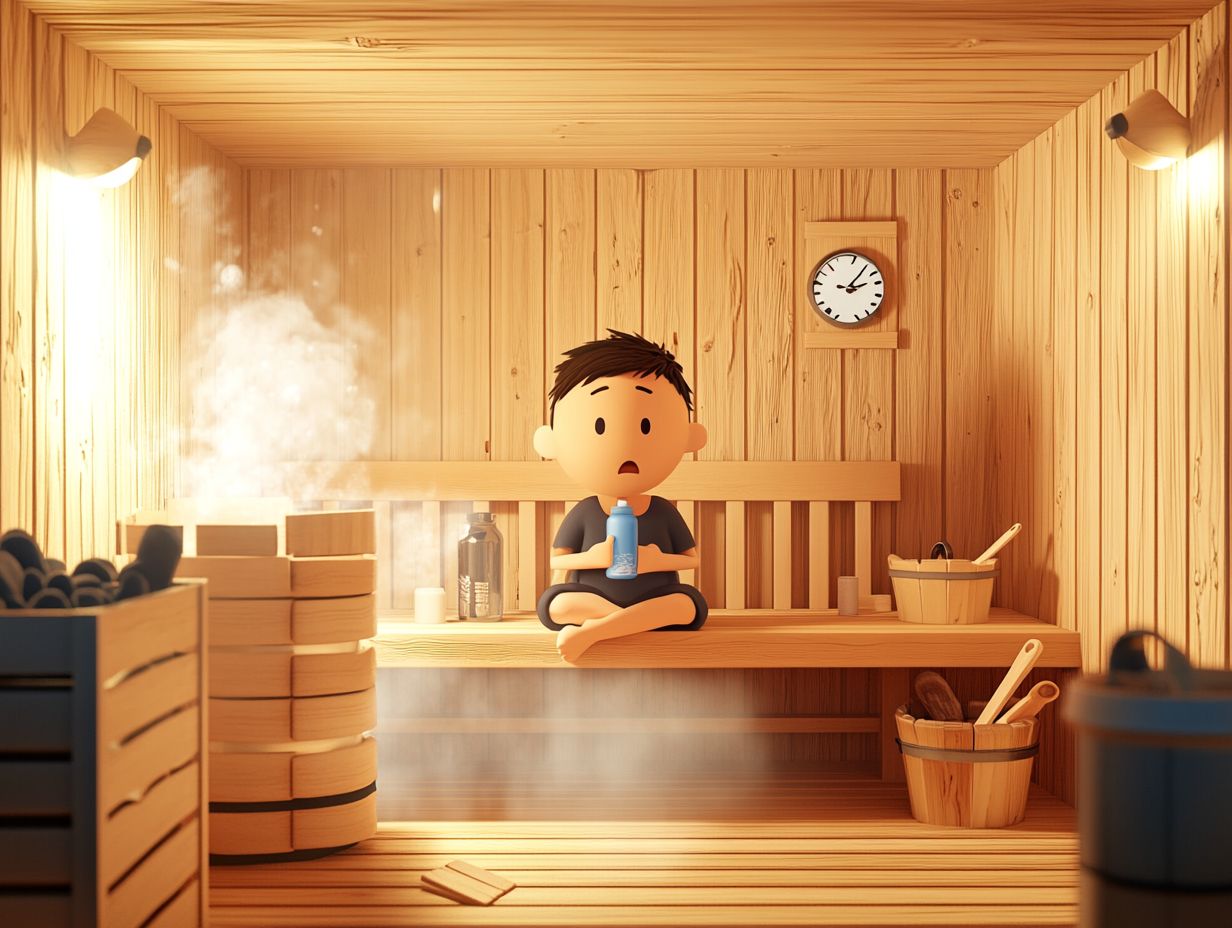 Image illustrating common sauna mistakes