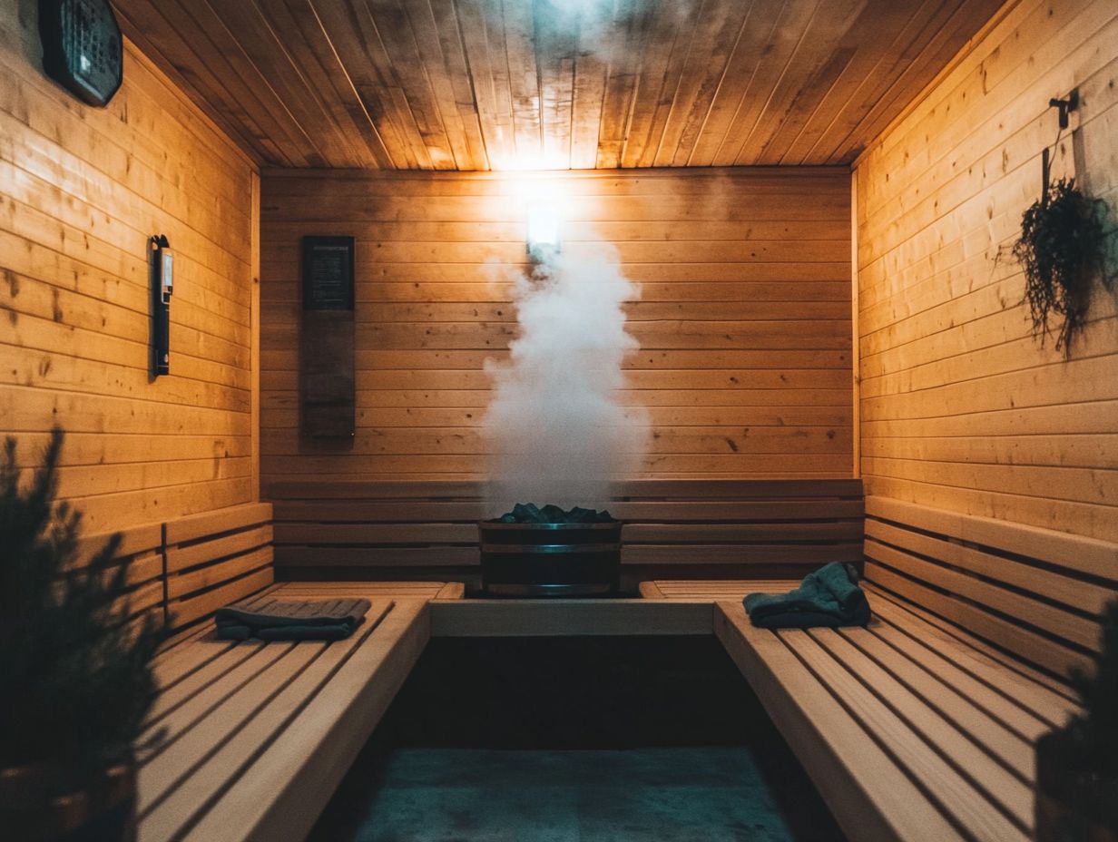 Therapeutic sauna for skin relief