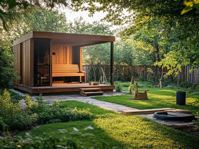 “Tips for Planning a DIY Sauna in Your Backyard”