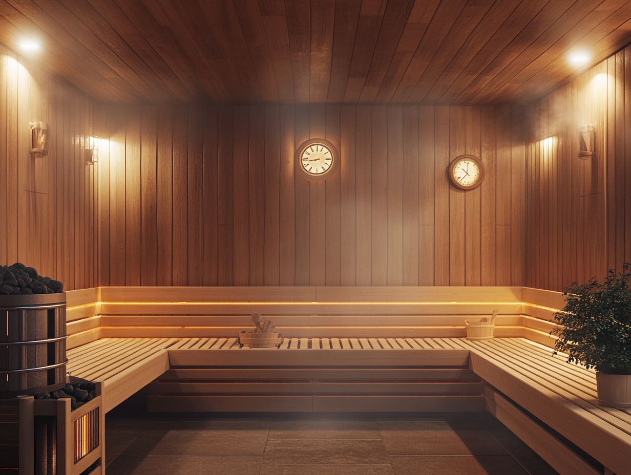 Benefits of using a sauna in the morning illustrated