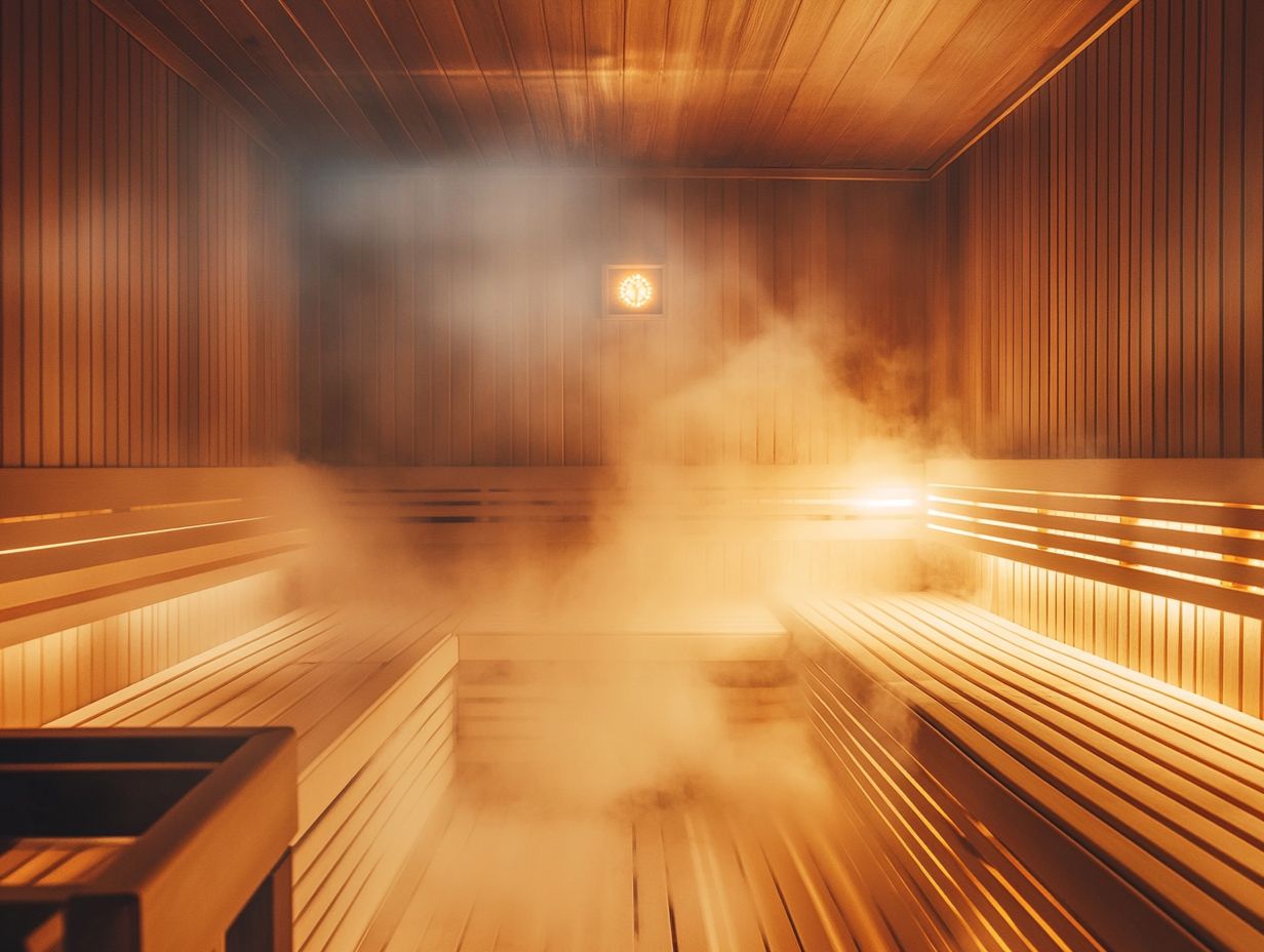 A cozy sauna setting illustrating the importance of temperature for a good experience