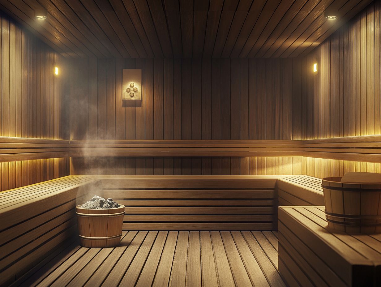 An individual preparing for a relaxing sauna session